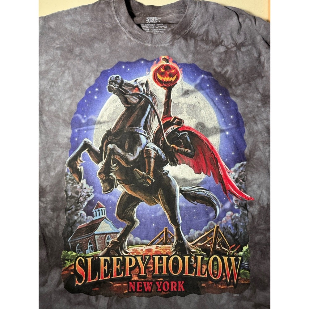The Mountain Sleepy Hollow New York Headless Horseman T-shirt Mens L Halloween